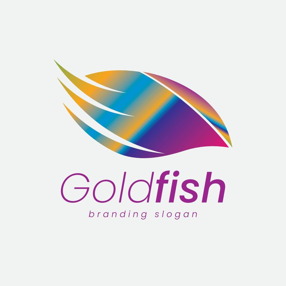 aquarium goudvis logo vector