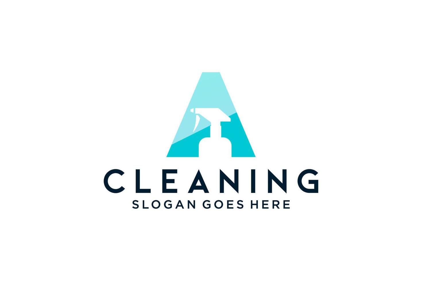 brief een voor schoonmaak schoon onderhoud onderhoud voor auto detaillering, huizen logo icoon vector sjabloon.