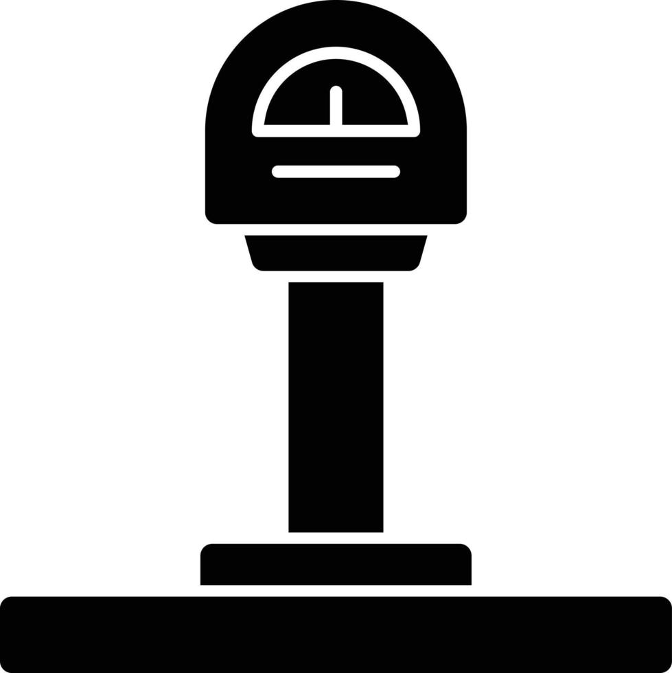 glyph-pictogram parkeermeter vector