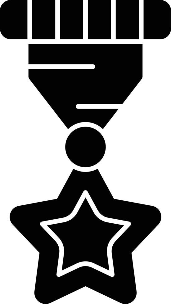 politie badge glyph icon vector