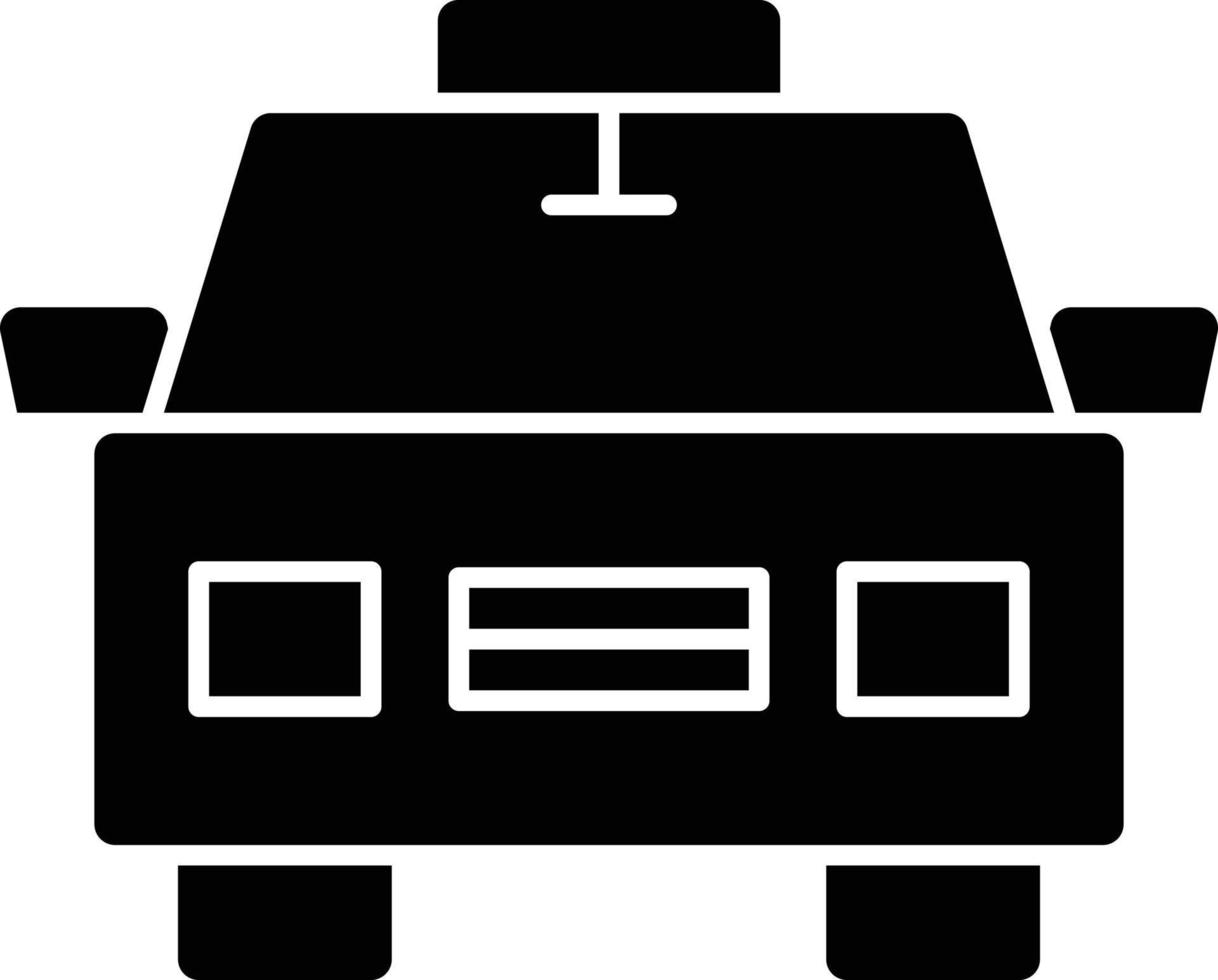 taxi glyph-pictogram vector