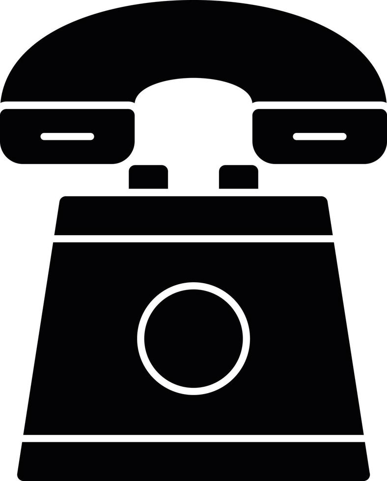 telefoon glyph icoon vector