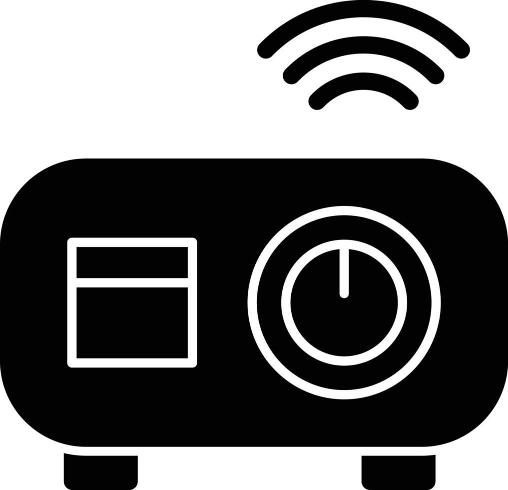 video projector glyph icoon vector