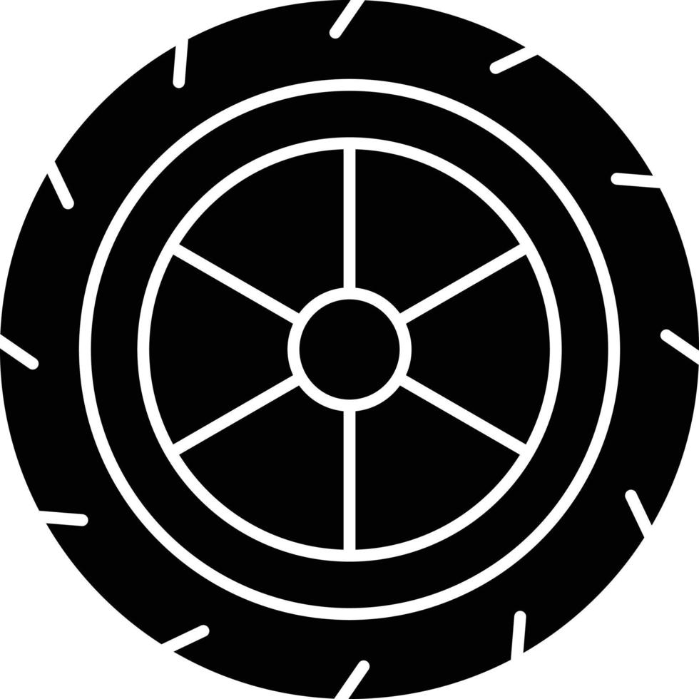 banden glyph icoon vector