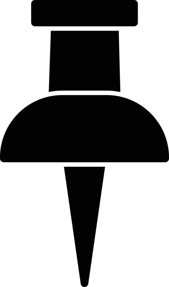 punaise glyph-pictogram vector