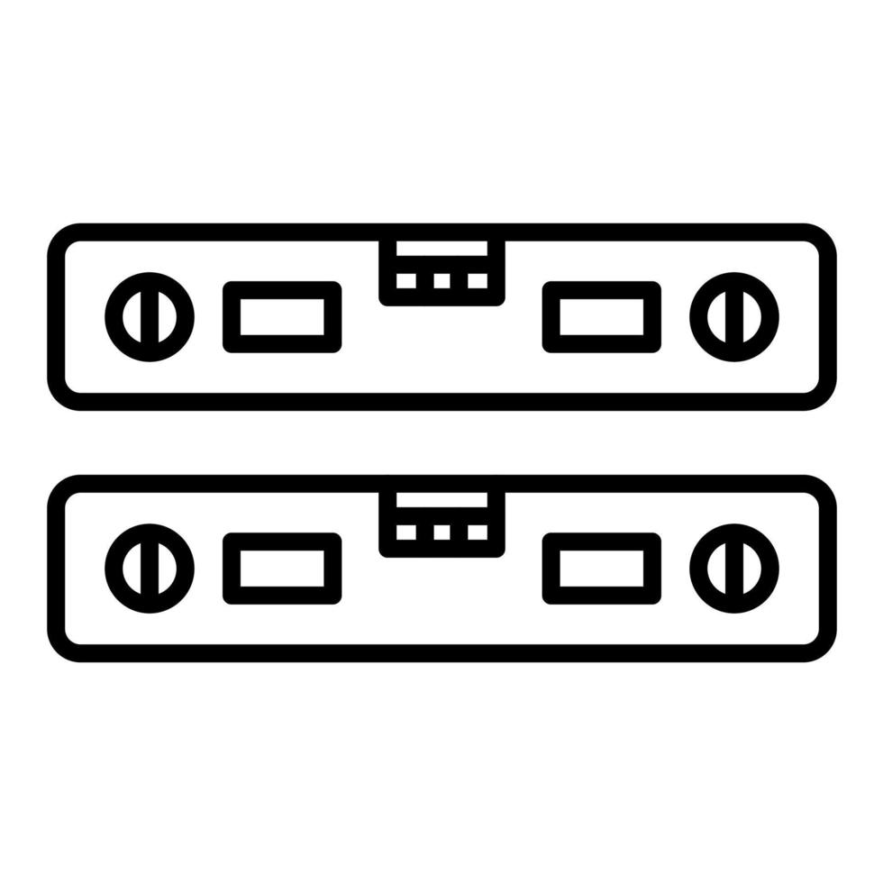 pictogram niveaulijn vector