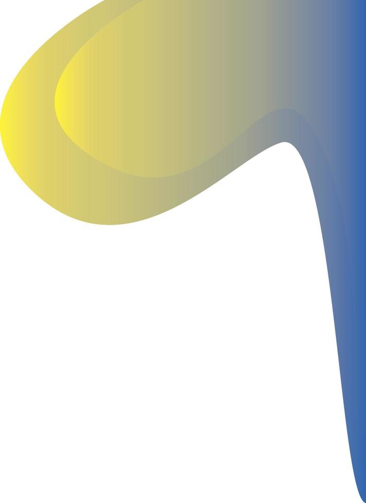 geel en blauw kleur helling achtergrond illustratie ontwerp voor behang, scherm, presentatie, afdrukken, en veel meer. vector