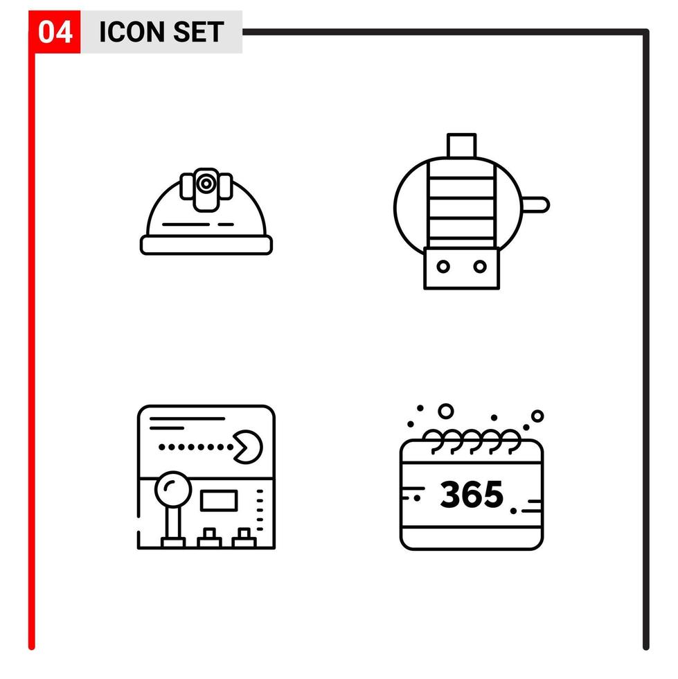 4 algemeen pictogrammen voor website ontwerp afdrukken en mobiel apps 4 schets symbolen tekens geïsoleerd Aan wit achtergrond 4 icoon pak creatief zwart icoon vector achtergrond