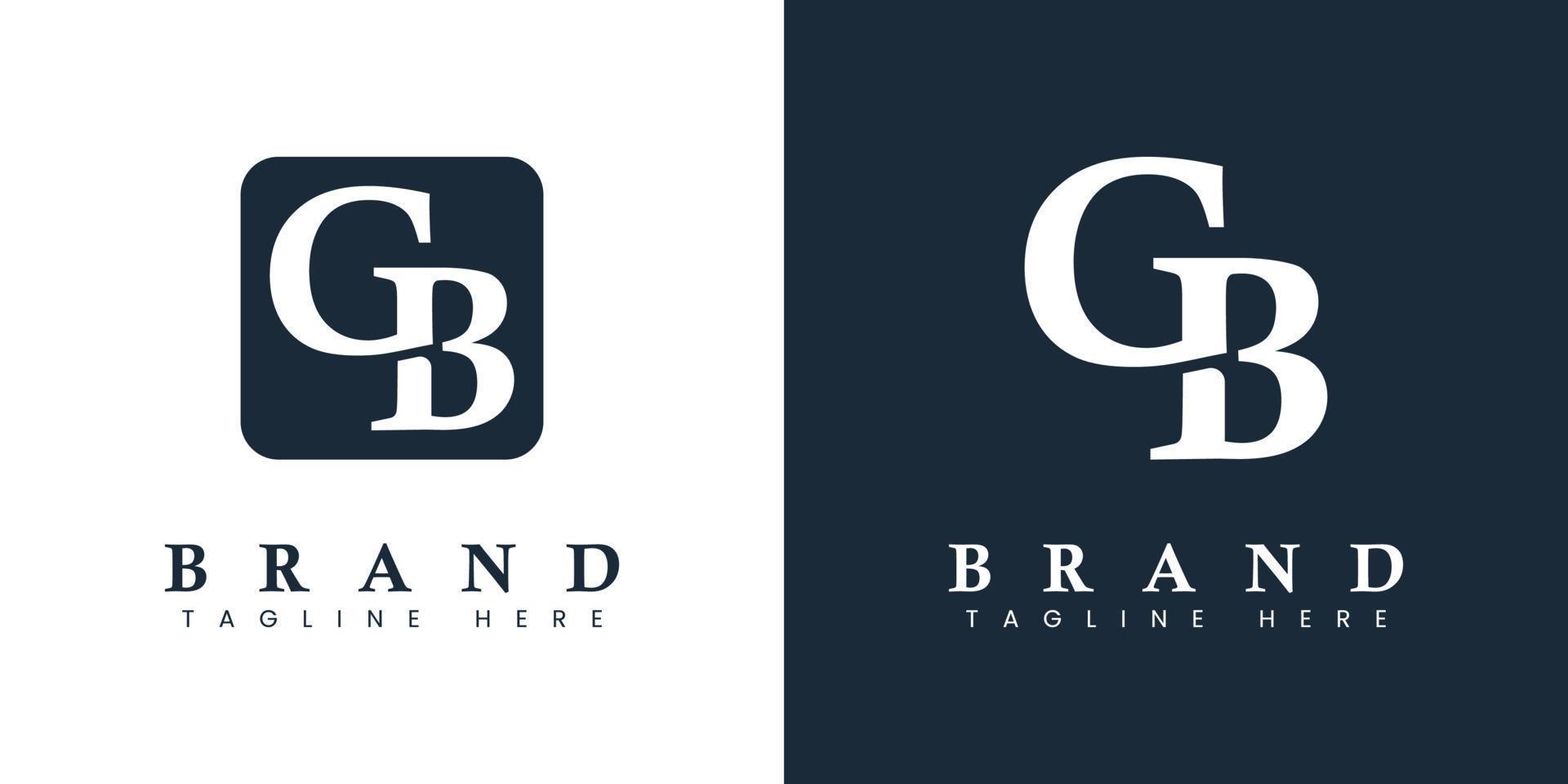modern brief nl logo, geschikt voor ieder bedrijf of identiteit met nl bg initialen. vector