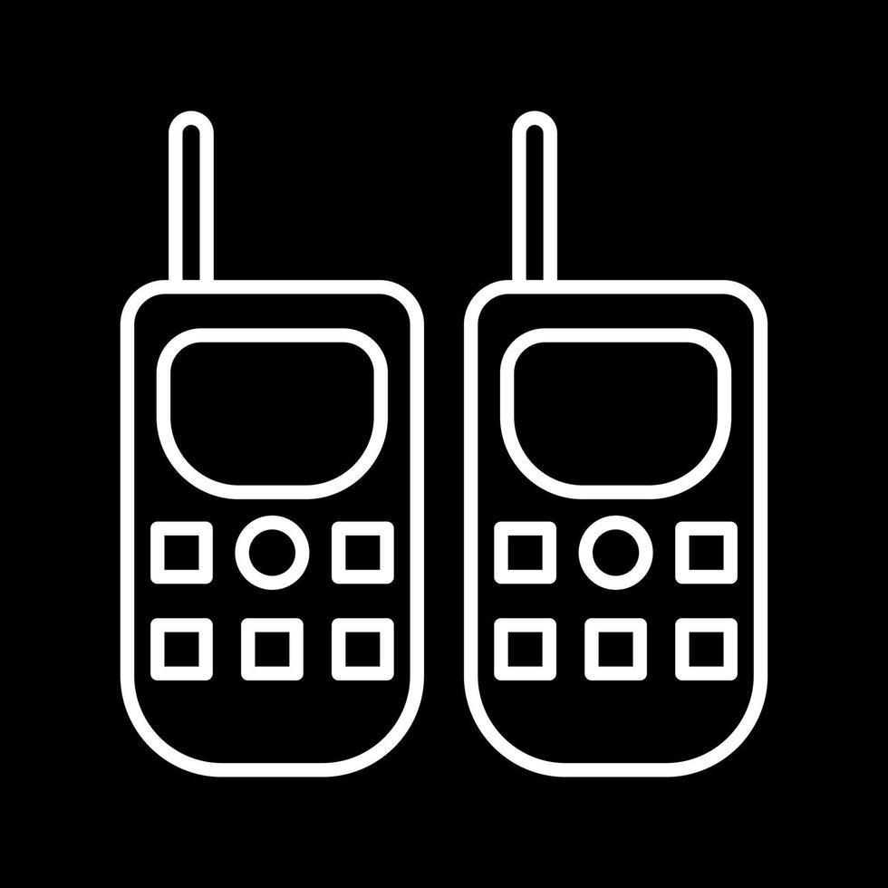 walkie talkie vector icoon