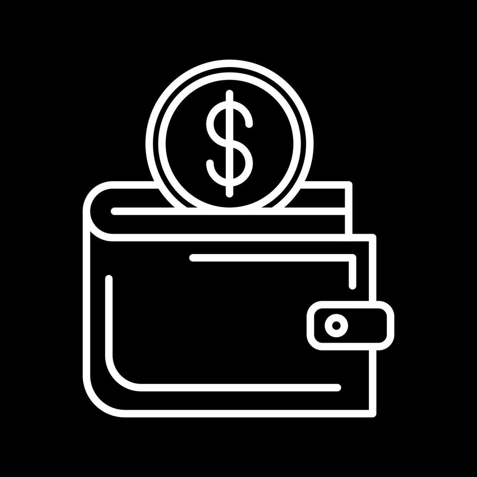 portemonnee vector pictogram