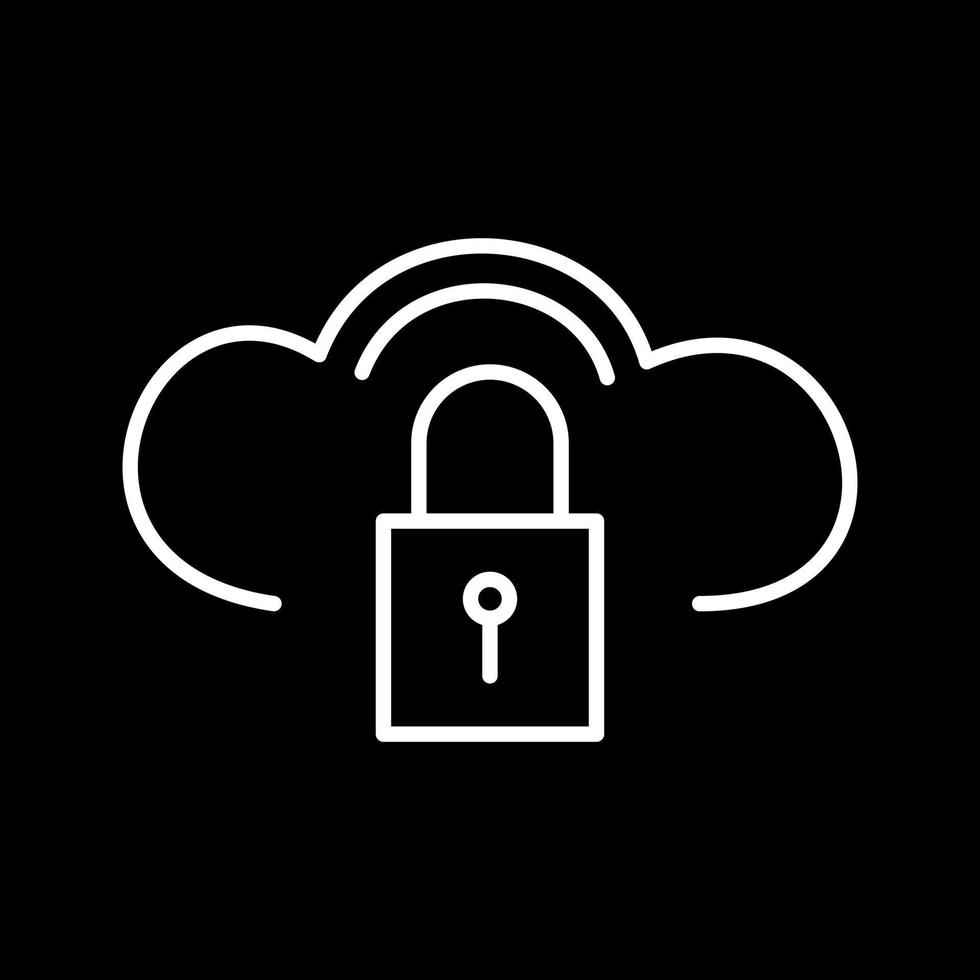 veilige cloud vector icon