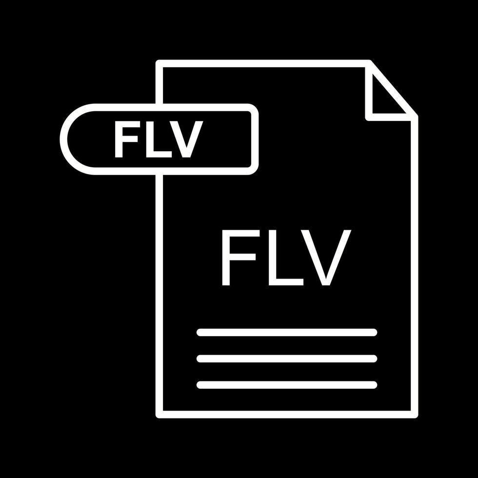 flv vector icoon