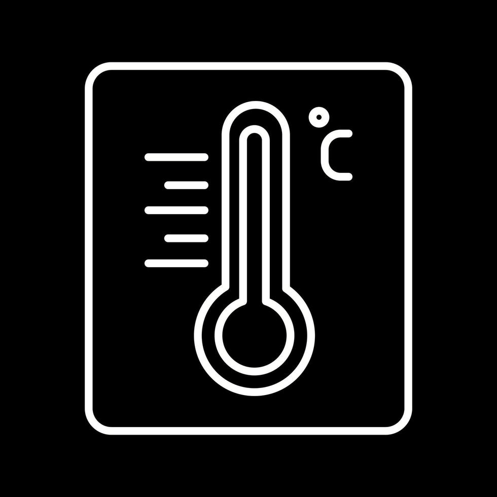 thermometer vector pictogram