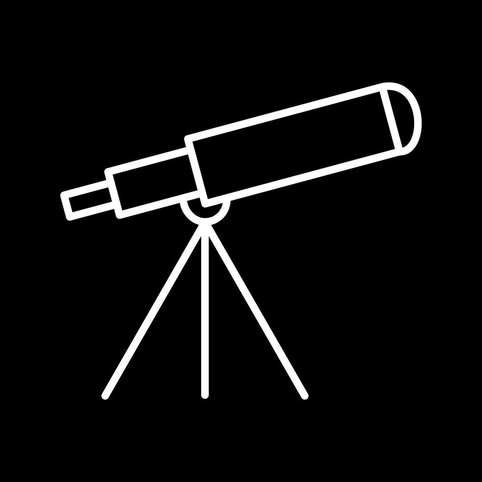 telescoop vector pictogram