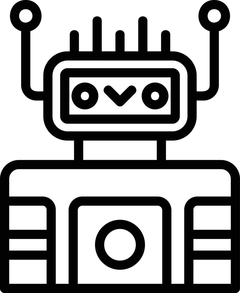 robot vector icoon ontwerp