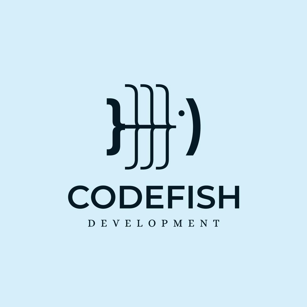 code vis logo ontwerp sjabloon inspiratie - vector