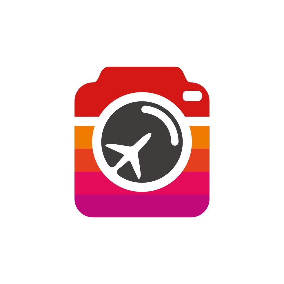 foto reis op reis logo ontwerp sjabloon vector