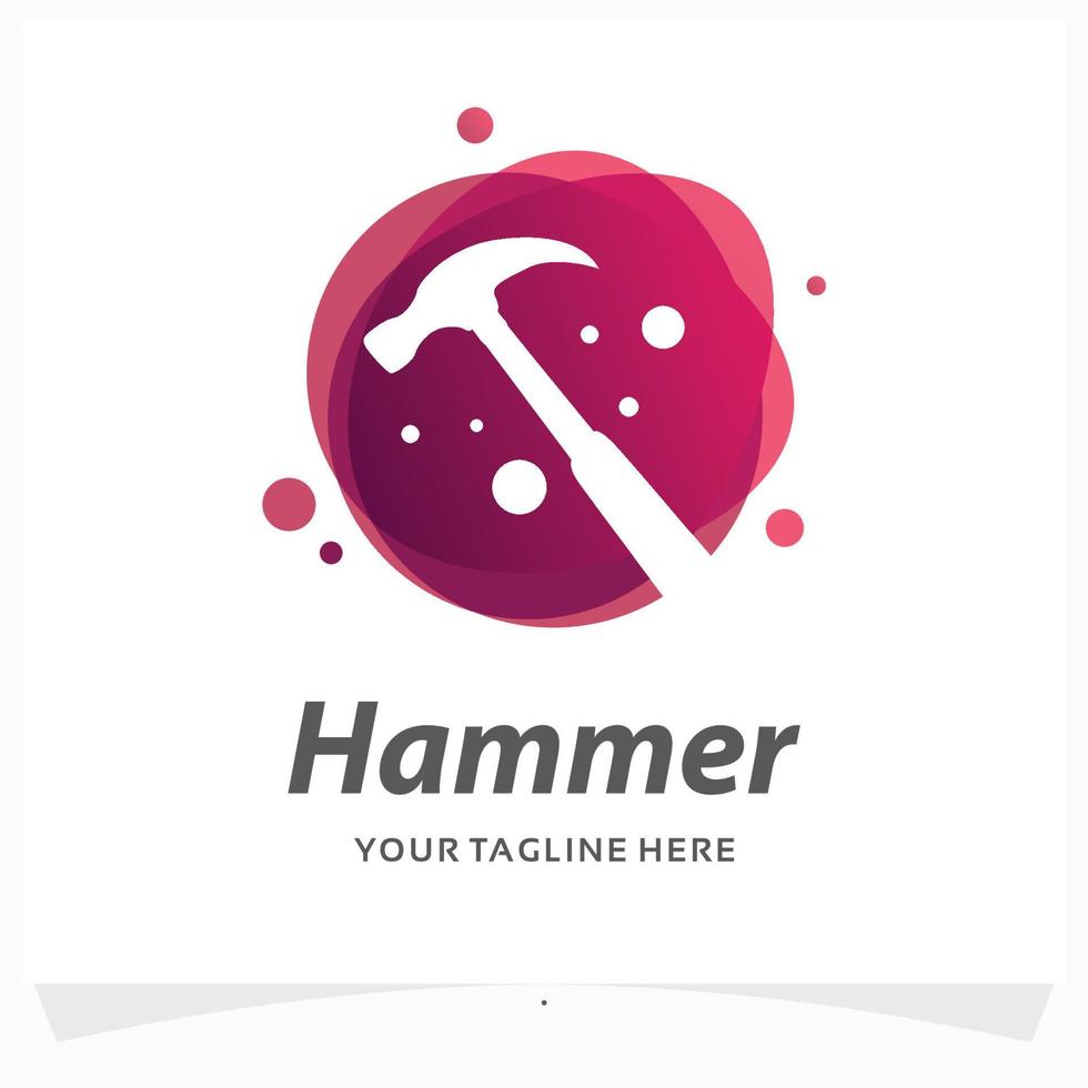 hamer logo ontwerp sjabloon vector