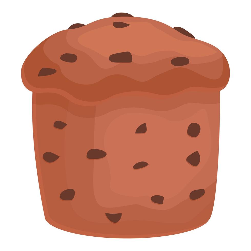 Italiaans panettone icoon tekenfilm vector. brood taart vector