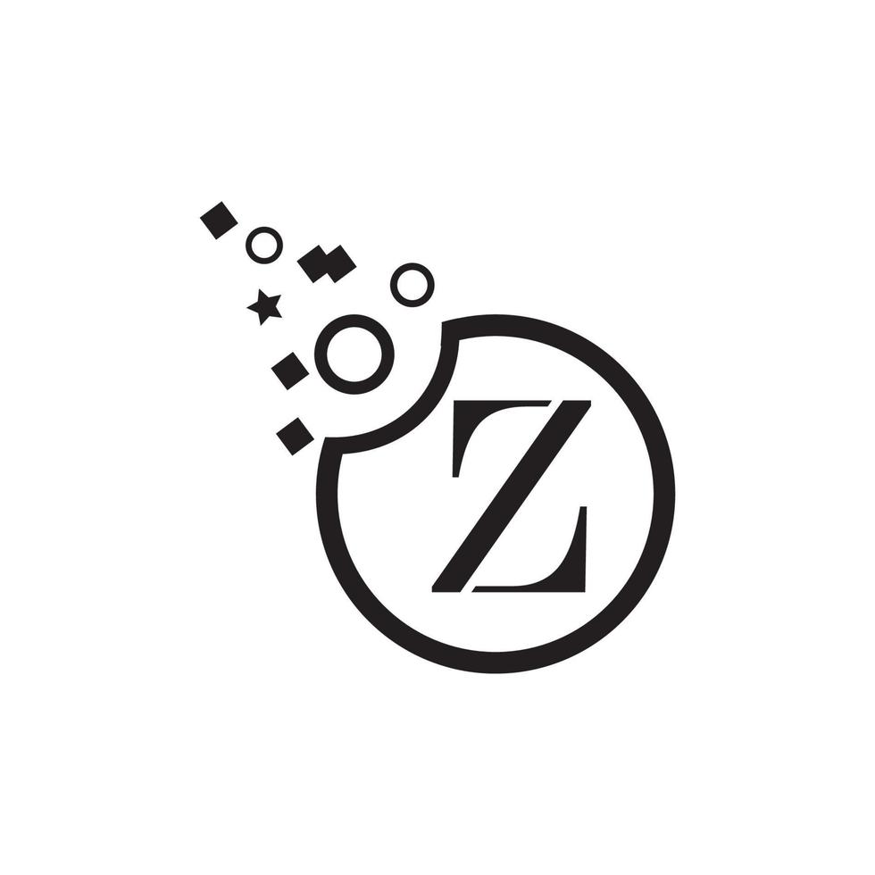 brief z bedrijf zakelijke abstract eenheid vector logo ontwerp sjabloon