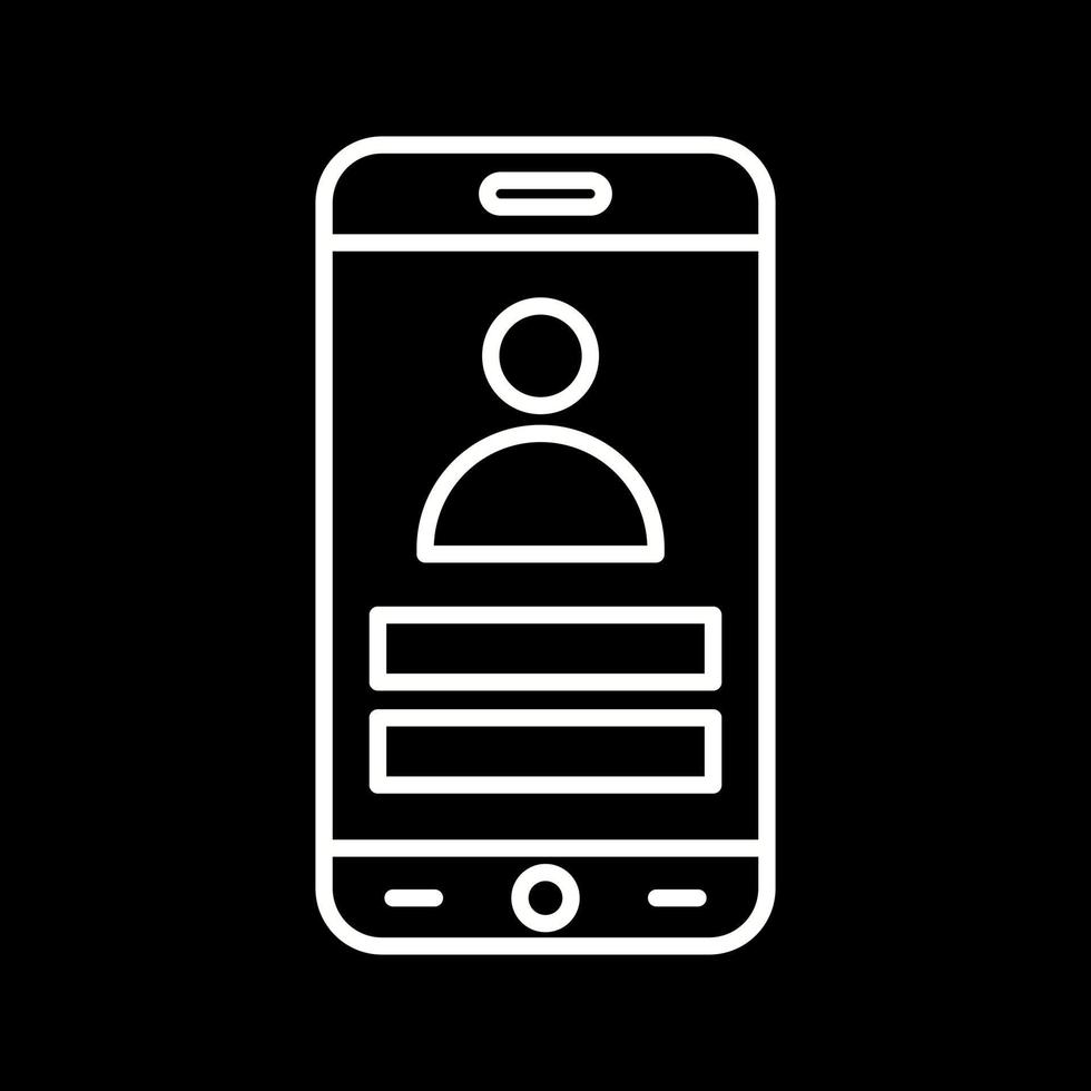 login vector pictogram