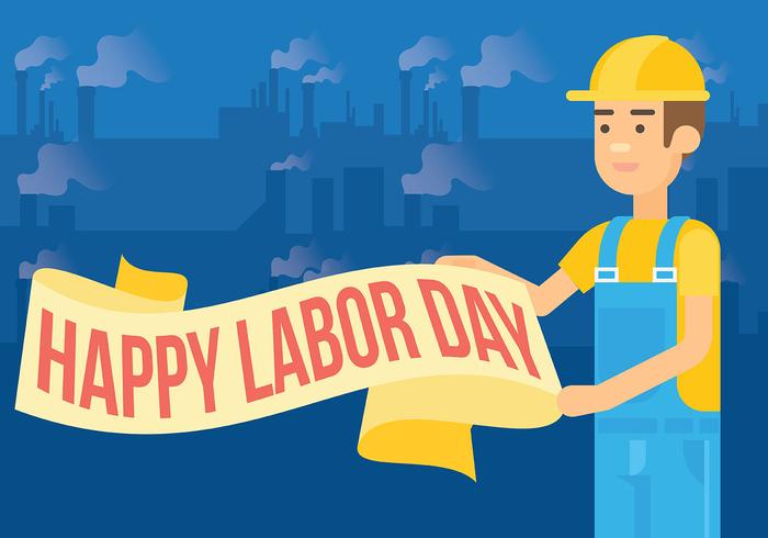 Labor Day Vector Achtergrond