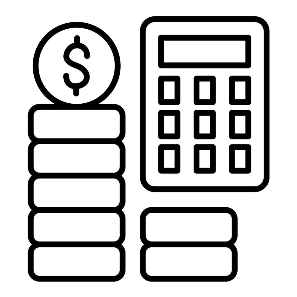 pictogram budgetlijn vector