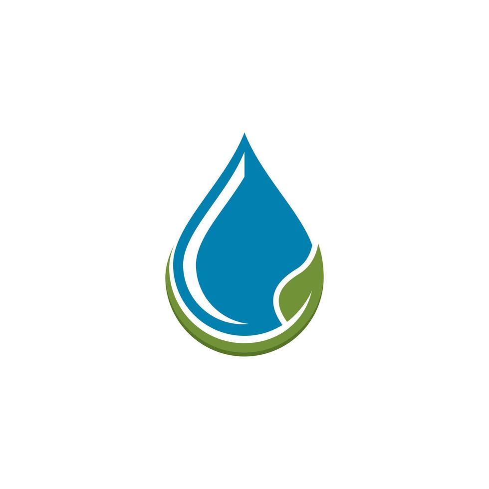 reeks van abstract water druppels symbolen, logo vector