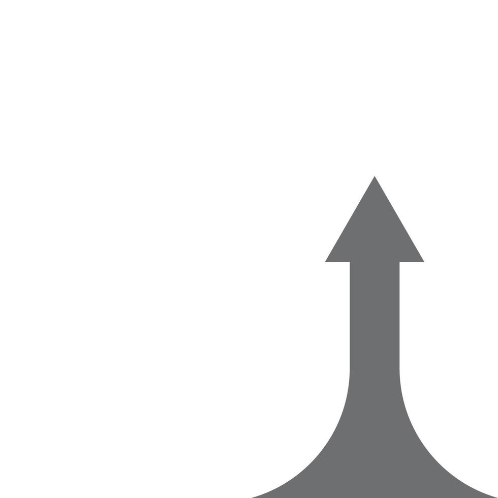 eps10 grijs vector groeit pijl tabel solide kunst icoon geïsoleerd Aan wit achtergrond. bedrijf groei toenemen symbool in een gemakkelijk vlak modieus modern stijl voor uw website ontwerp, logo, en mobiel app