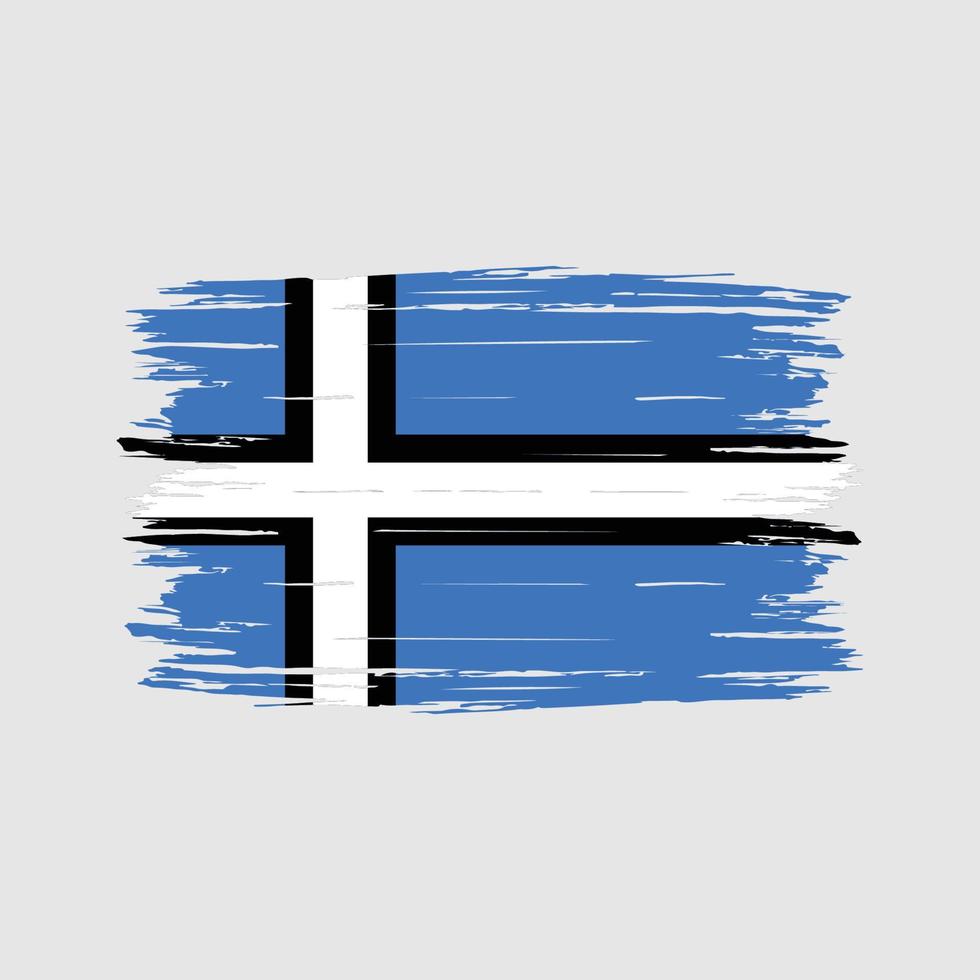 estland vlag borstel vector
