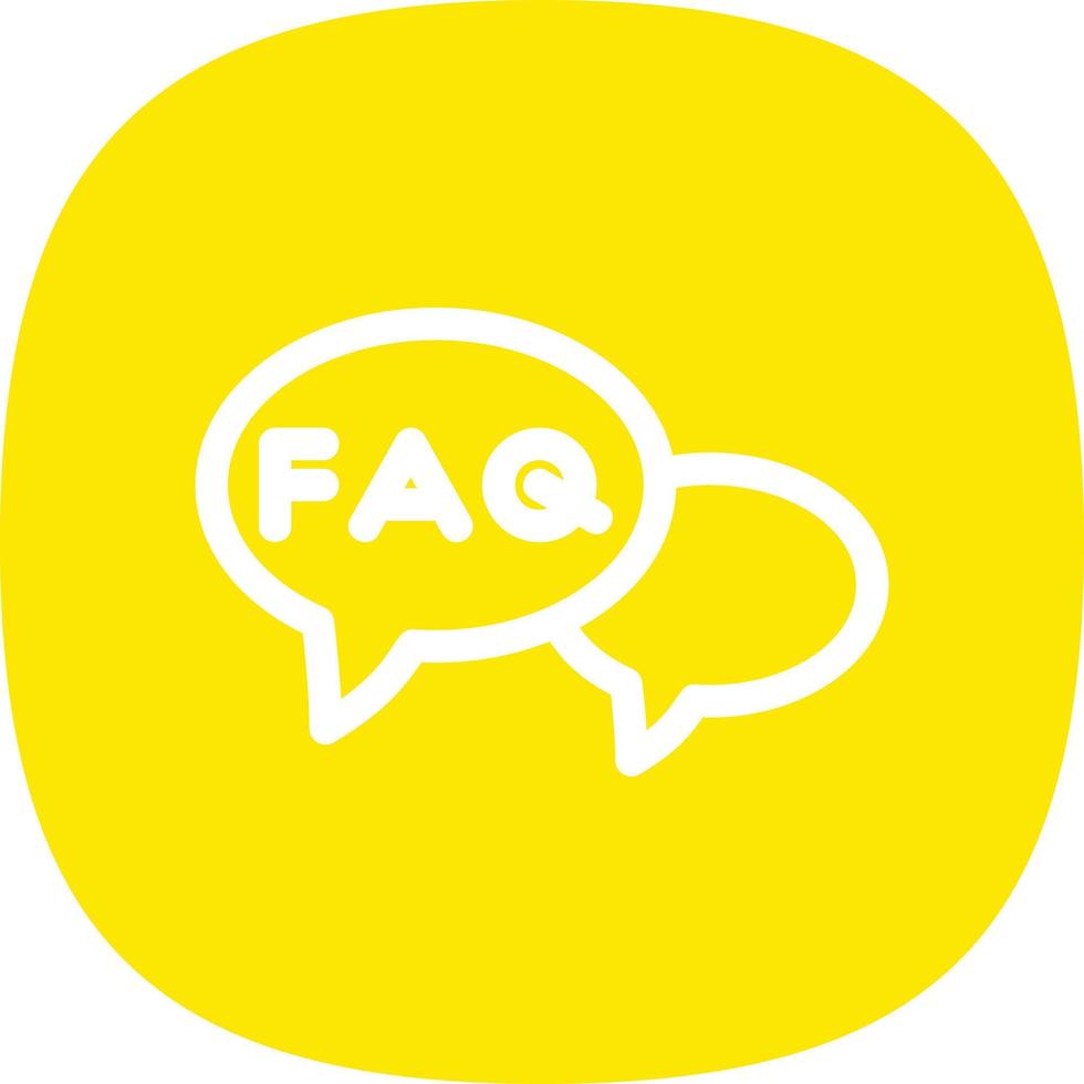 FAQ vector icoon ontwerp