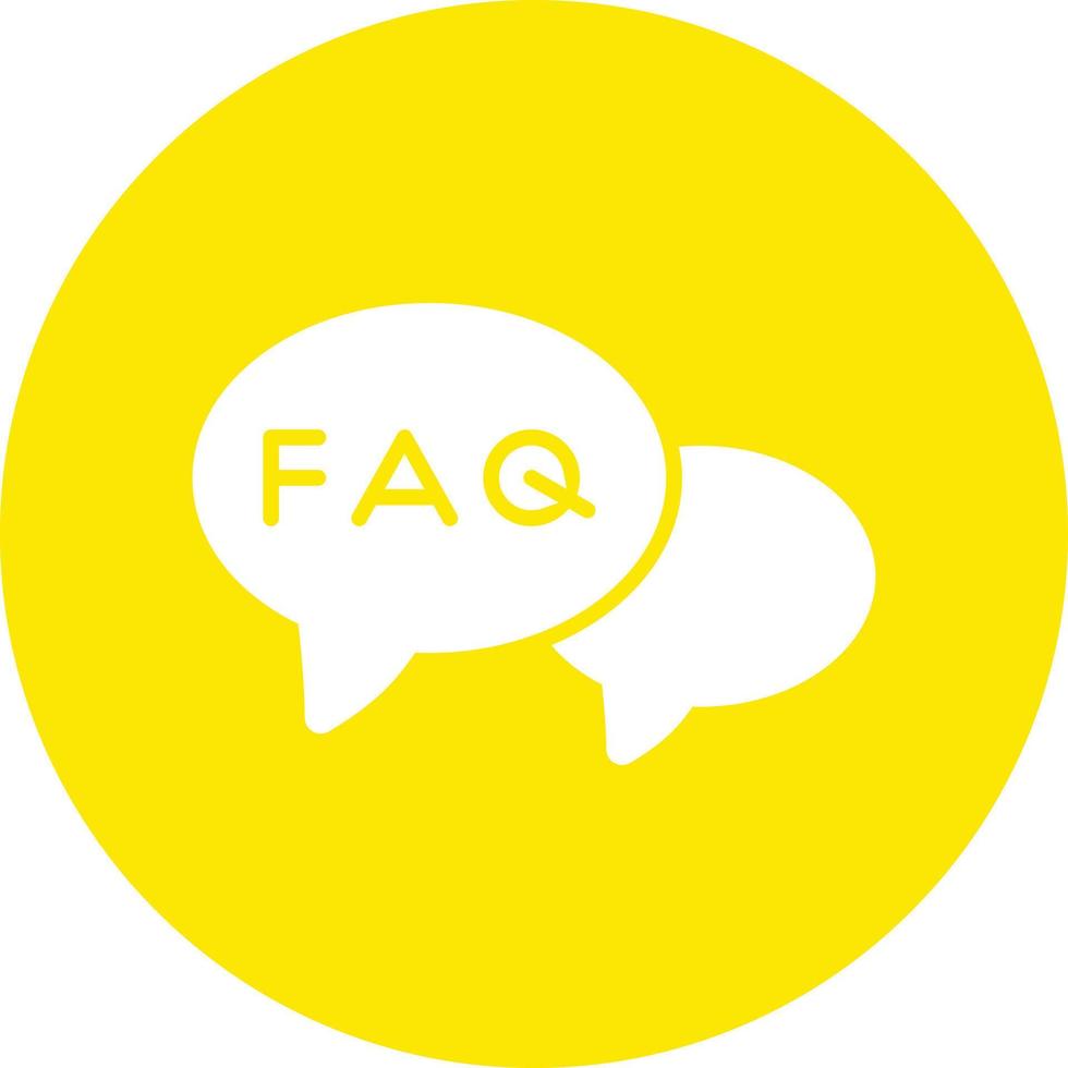 FAQ vector icoon ontwerp