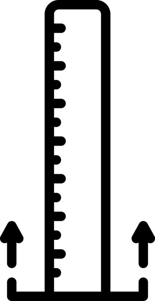 lijn icoon voor verhoging vector