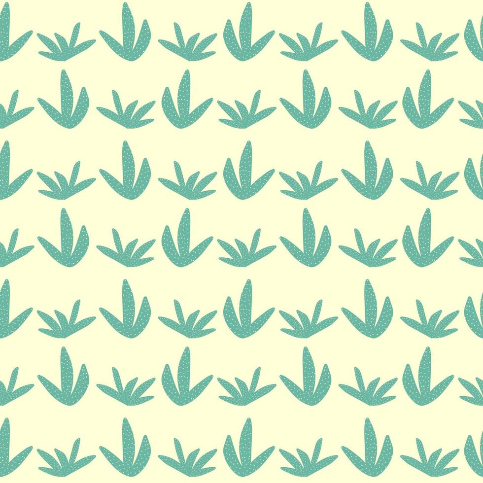 naadloos patroon met verschillend cactus. helder herhaald structuur met groen cactussen. natuurlijk achtergrond met woestijn planten vector