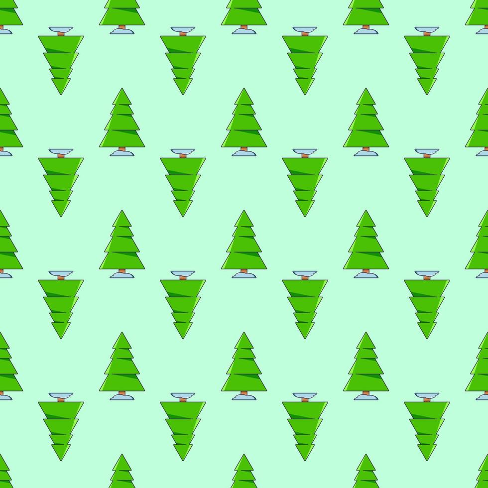 vector naadloos patroon van groen net voor textiel, achtergronden, ansichtkaarten. winter, natuur, Kerstmis concept
