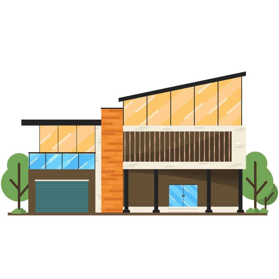 modern huis vector illustratie