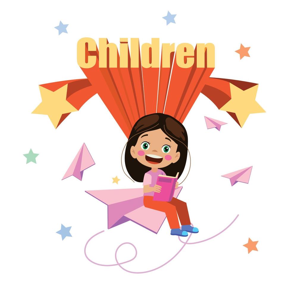 kinderen stijl kleurrijk doopvont ontwerp pret kinderachtig alfabet brieven en getallen vector illustratie
