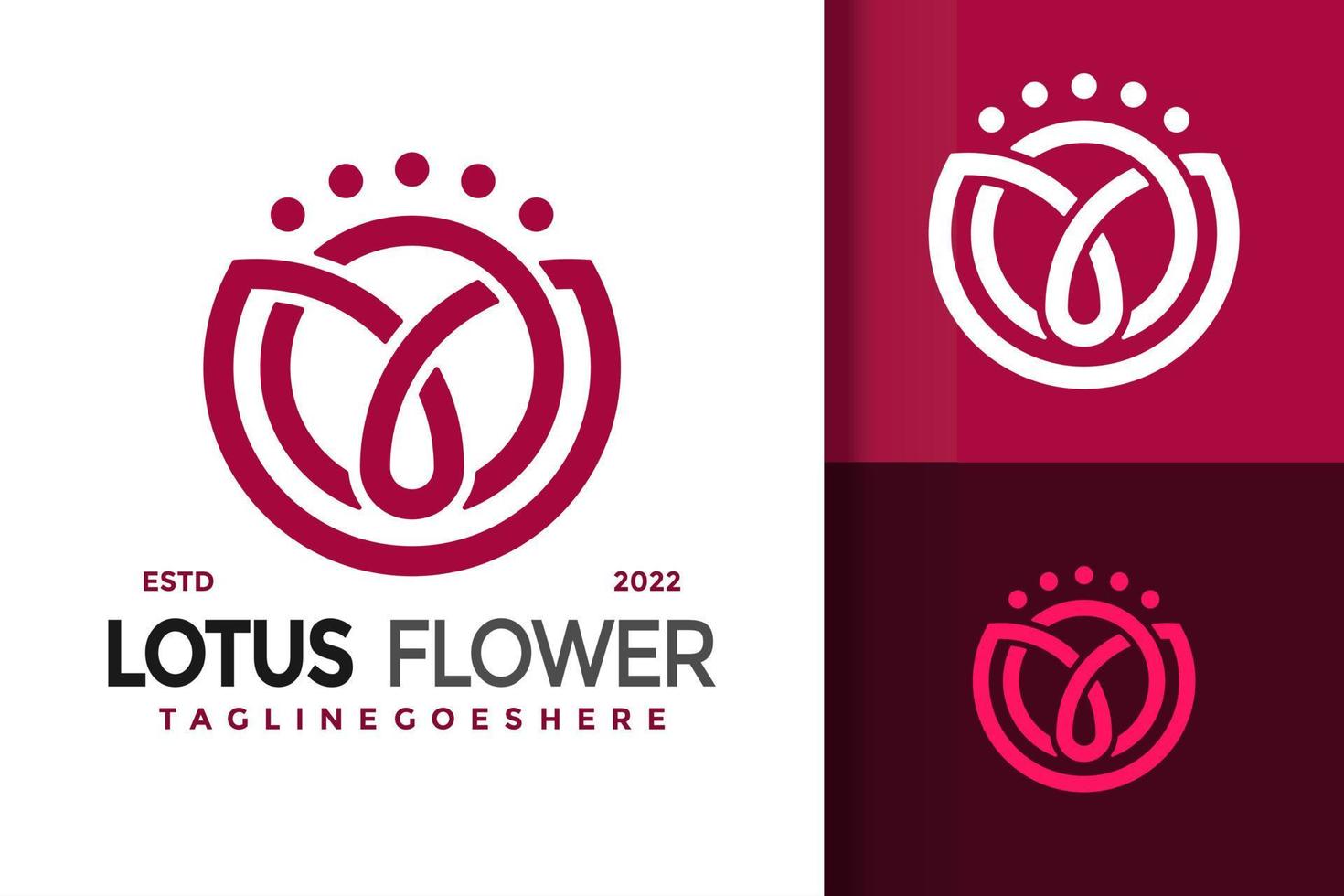 lotus bloem schoonheid olie logo ontwerp, merk identiteit logos vector, modern logo, logo ontwerpen vector illustratie sjabloon