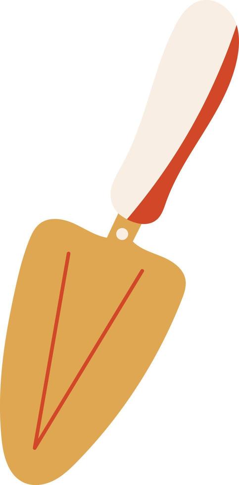 terracotta troffel illustratie vector