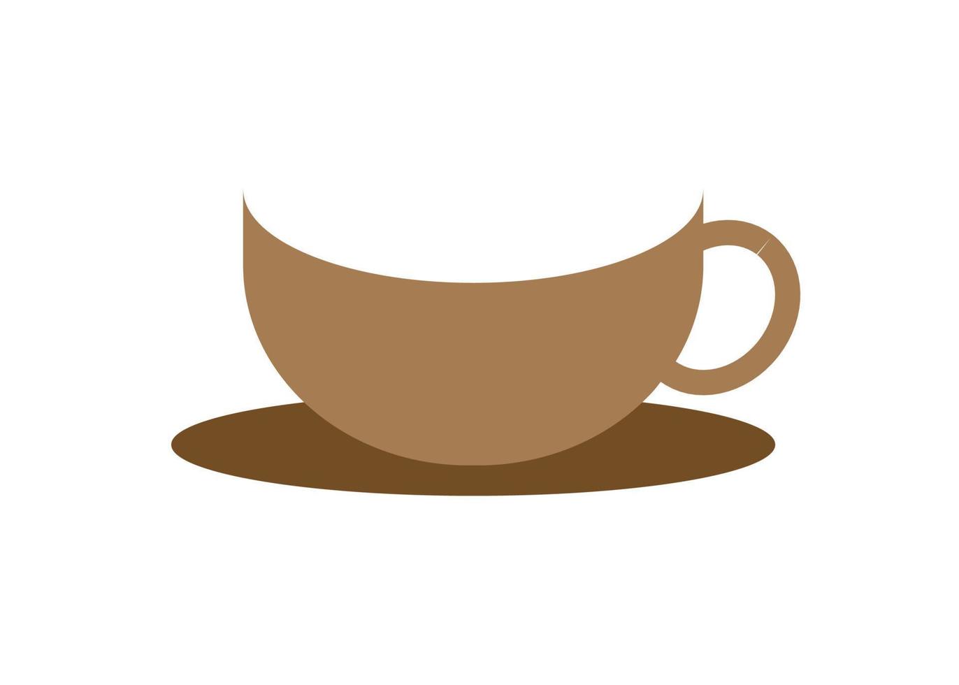 koffie kop icoon logo ontwerp sjabloon vector geïsoleerd illustratie