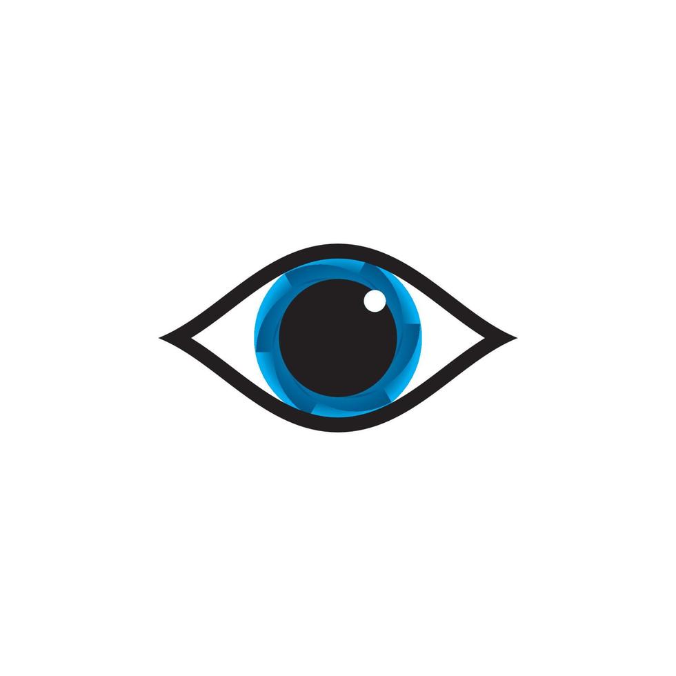 oog symbool vector illustratie ontwerp