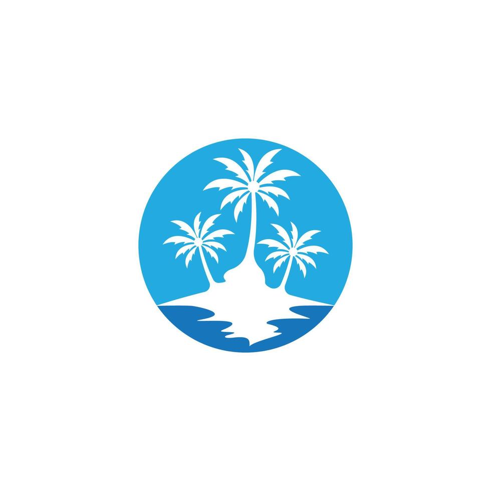 palm boom zomer vector icoon
