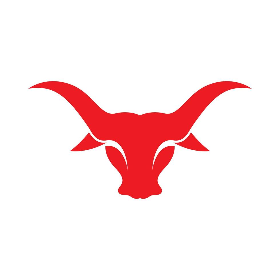 bull head logo afbeeldingen vector