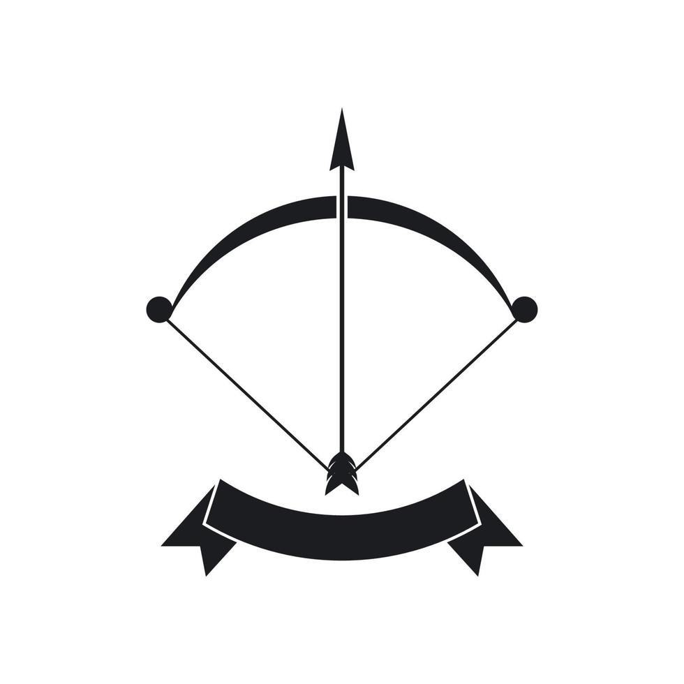 boogschutter logo vector icoon