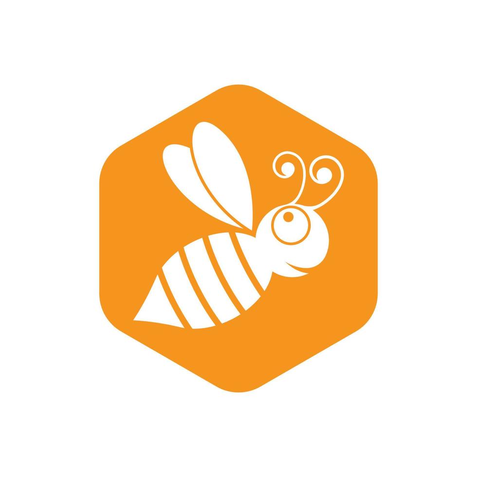 bee logo afbeeldingen vector