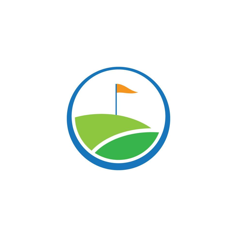 golf logo afbeeldingen vector