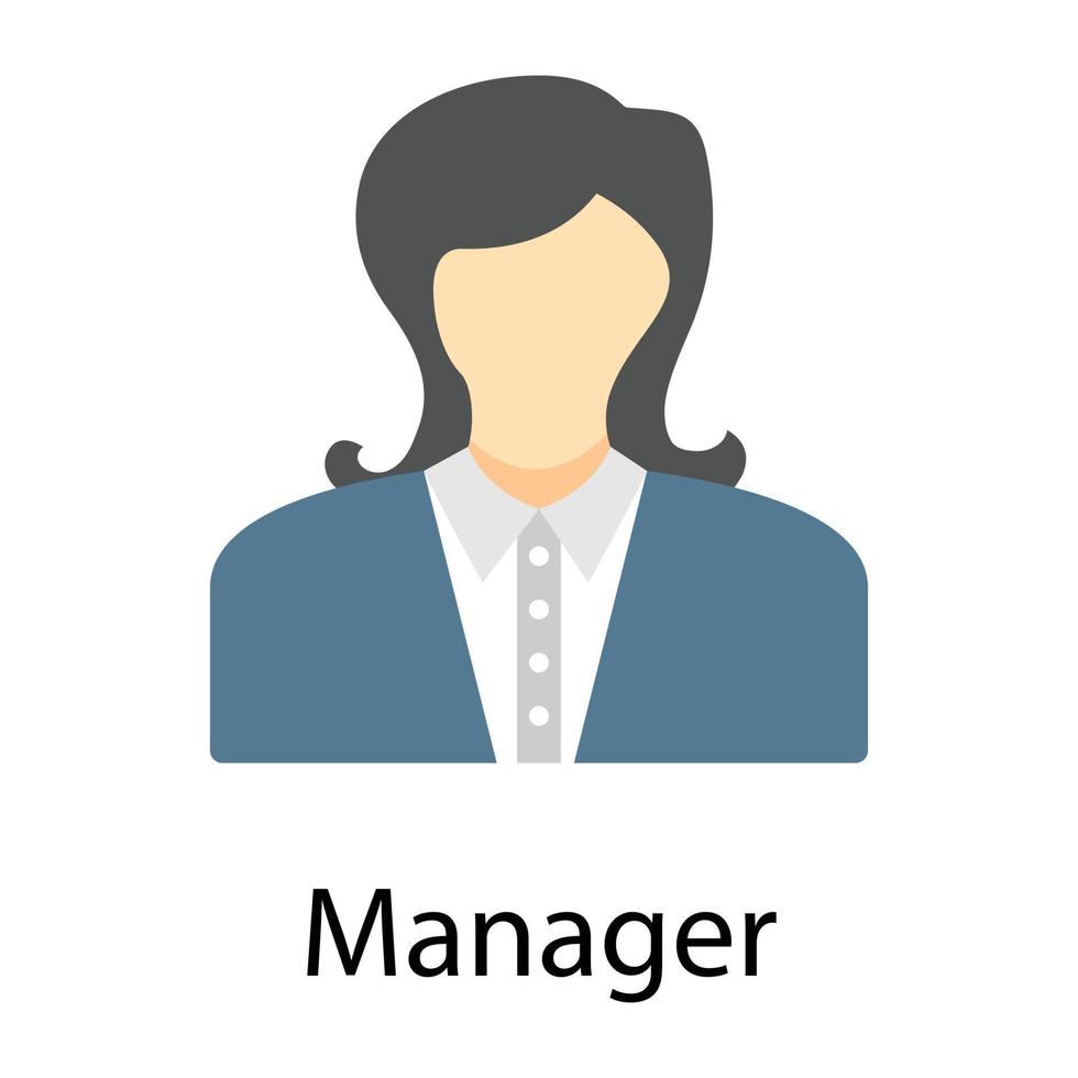 trendy managerconcepten vector