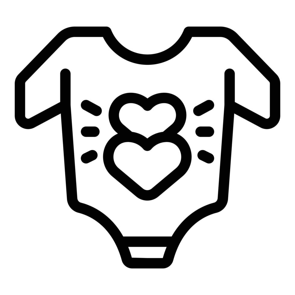 baby kleding icoon schets vector. kind onderwijs vector