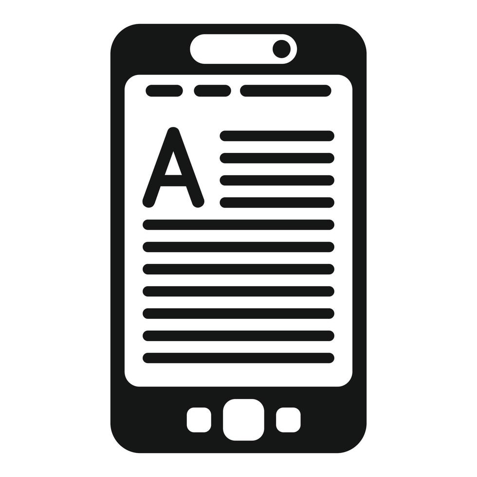 tablet leerboek icoon gemakkelijk vector. digitaal ebook vector